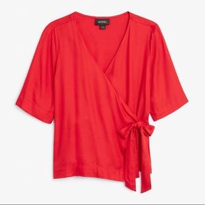 NWT Monki Wrap Front Blouse ✨